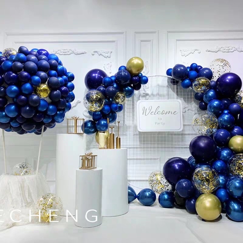 Set 5q bóng xanh navy đậm, xanh dương đen tổng hợp các cỡ