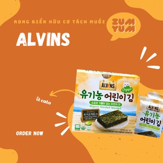  Rong Biển Hữu Cơ Tách Muối Hàn Quốc Alvins - 1 gói