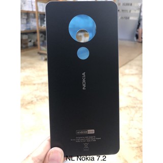 Nắp lưng Nokia 7.2 xịn (đen, xanh, ghi bạc, trắng bạc)