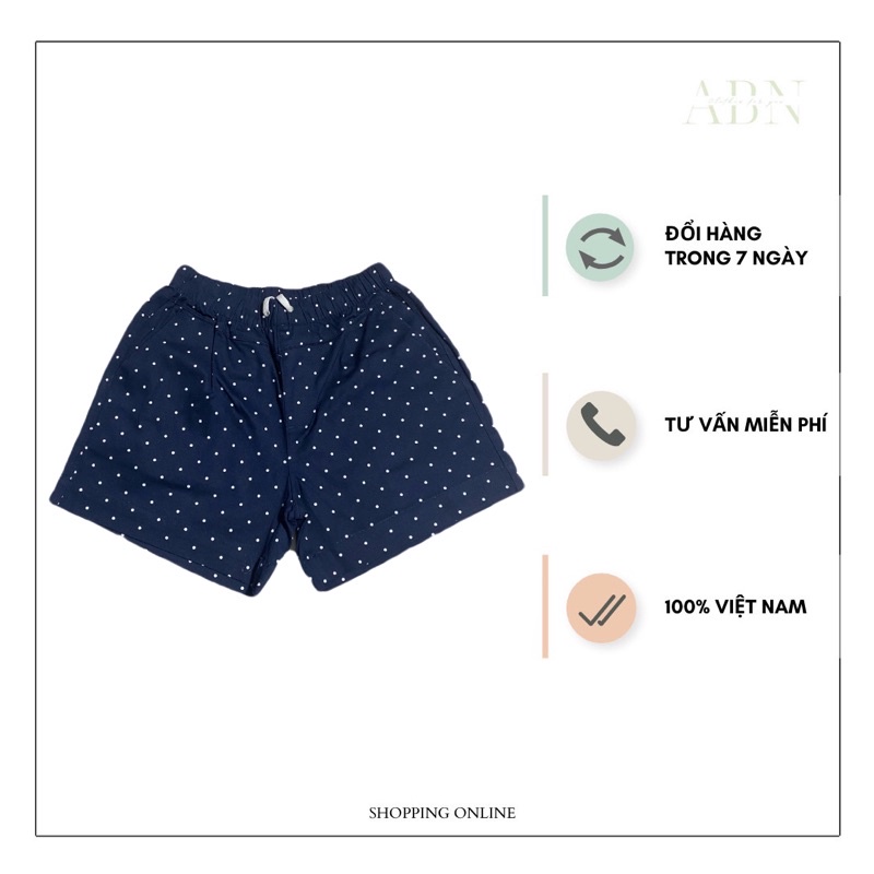 Quần Short Kaki Thun Nữ Hoạ Tiết Hoa Văn Thời Trang