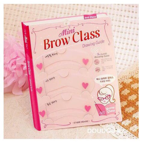 Bộ 3 Kiểu Khuôn Kẻ Lông Mày Mini Brow Class