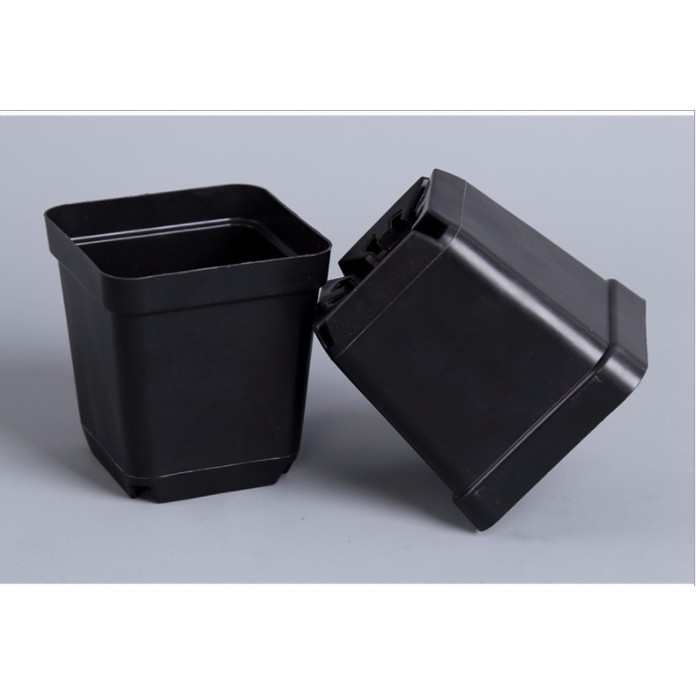 CVPPM5CM - 10 chậu vuông nhựa PP trồng sen đá bonsai xương rồng có 7 màu chọn - size 5x5cm