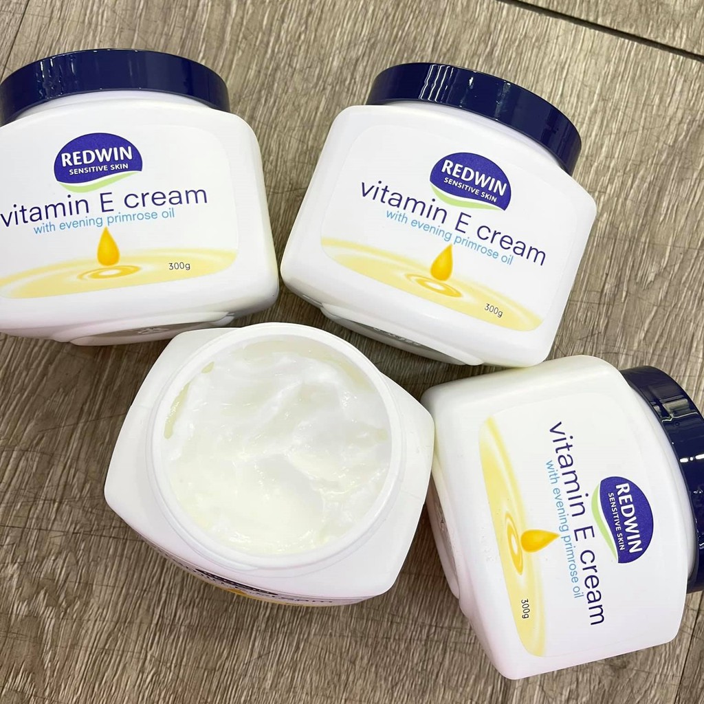 Kem Dưỡng Ẩm Redwin Mềm Mịn Da Vitamin E Cream Dành Cho Mọi Loại Da 300g