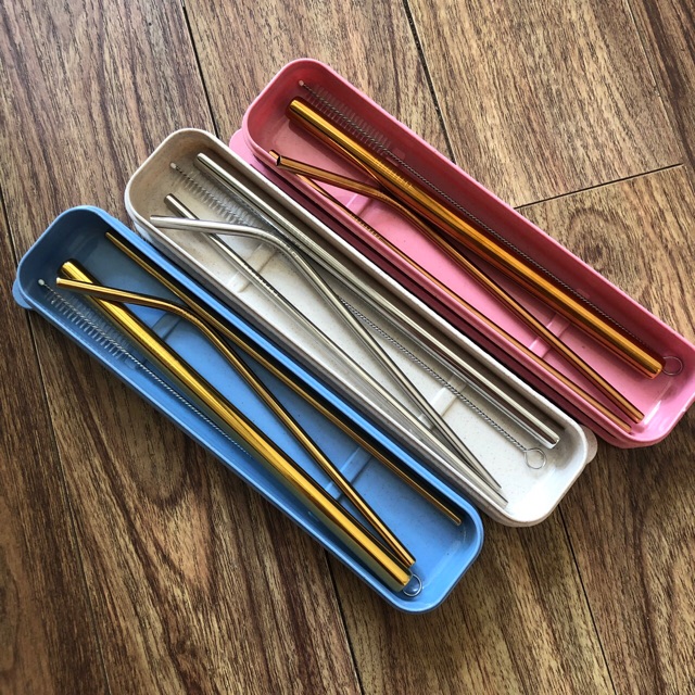 Bộ ống hút Inox 304 5 món