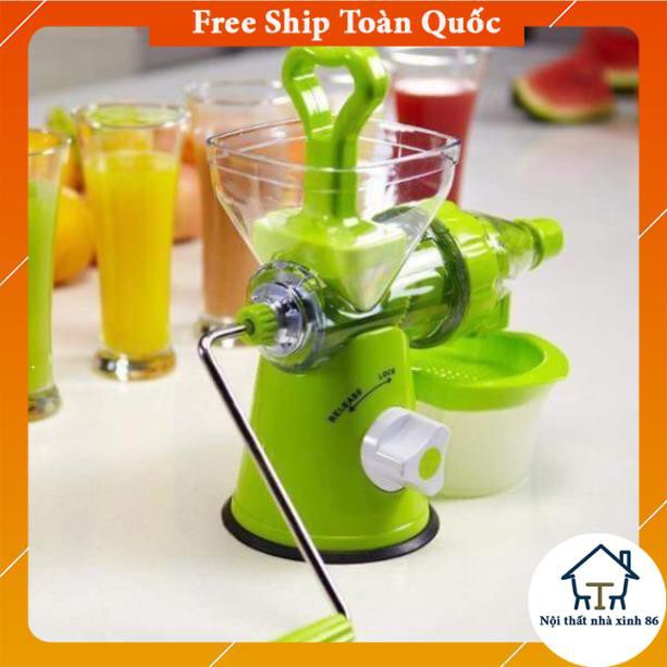 Máy ép hoa quả quay tay đa năng Manual Juicer | Máy xay bằng tay chất liệu nhựa ABS cao cấp, lưỡi dao inox