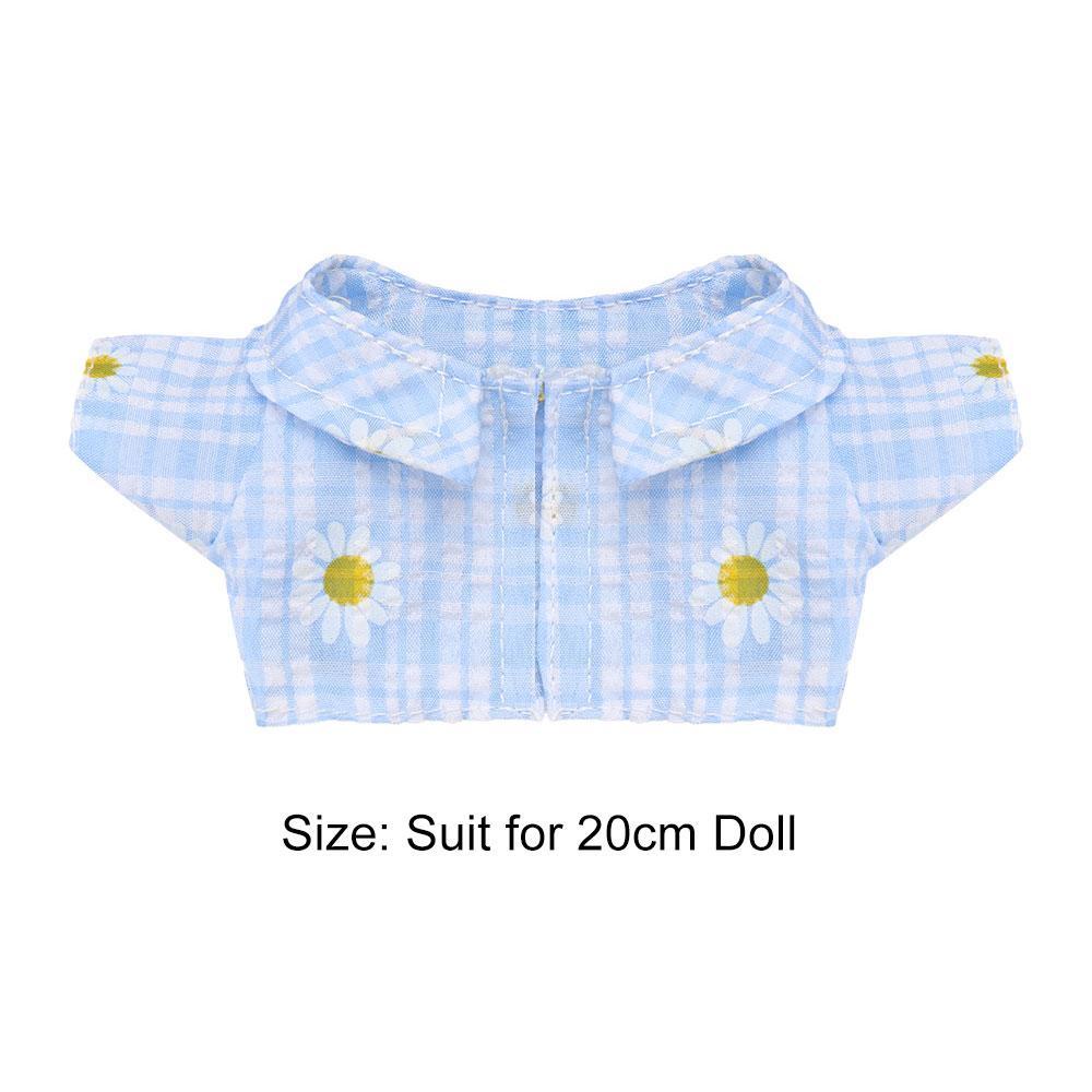 Áo sơ mi búp bê uumir quà tặng đồ chơi trẻ em cho búp bê 20cm phụ kiện