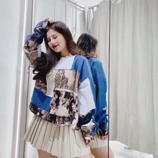 Áo nỉ hoạ tiết