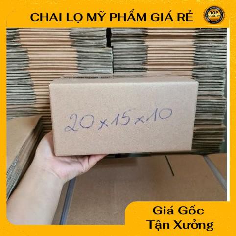 Hộp Carton Giá Rẻ ❤ RẺ VÔ ĐỊCH ❤ [20x15x10] Thùng Hộp Carton Đóng Gói Hàng , phụ kiện du lịch