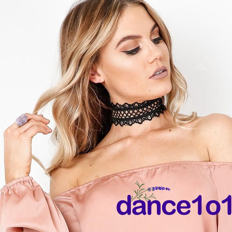 Vòng cổ choker bằng ren phong cách cổ điển dành cho nữ