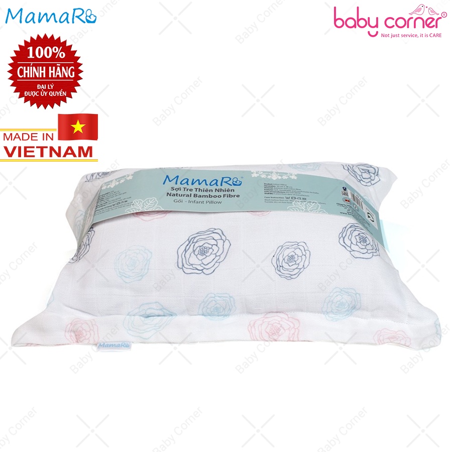 Gối Nằm Mamaru 30 x 38cm Cho Bé - Họa Tiết Ngẫu Nhiên