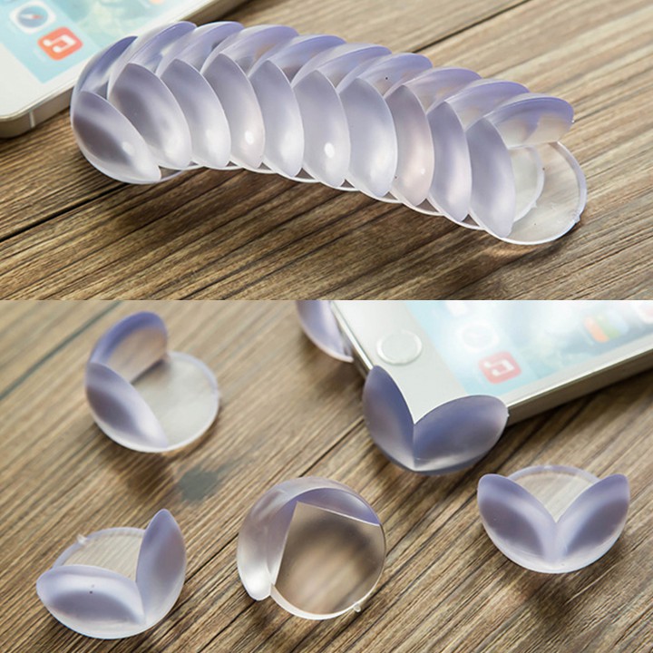 Bộ 10 Nút Silicone Bọc Góc Bàn - Nút Bọc Cạnh Bàn Bằng Silicone Cao Cấp