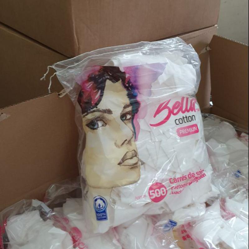 Bông Tẩy Trang BELLA 500 miếng chính hãng