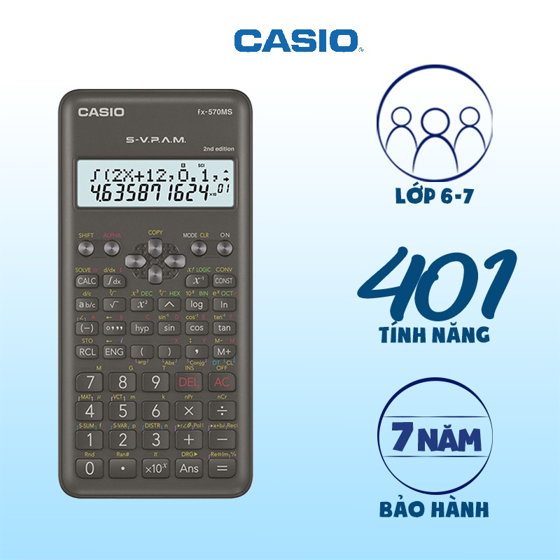 Máy tính Casio fx-570MS - 2nd Edition