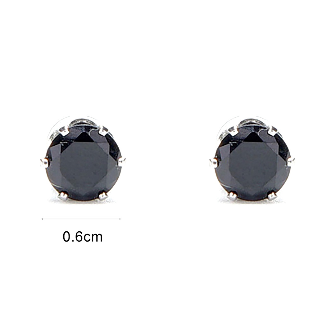 Đôi bông tai nam châm họa tiết đính kim cương thời trang cho nữ/nam