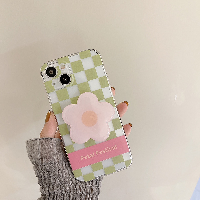 Ốp lưng iphone ốp Điện Thoại Có Giá Đỡ Hình Cánh Hoa Cho iPhone 14 13 12 11 PROMAX XS XR XSMAX SE202