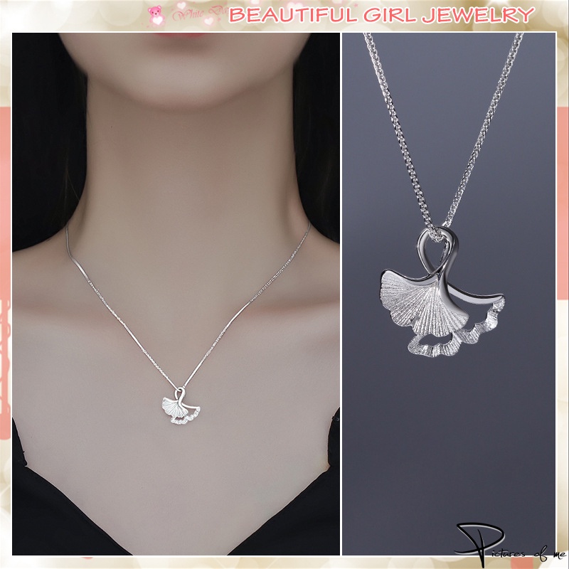 Vòng cổ Mặt Hình Lá Ginkgo Thời Trang 2022 Sang Trọng Cho Nữ