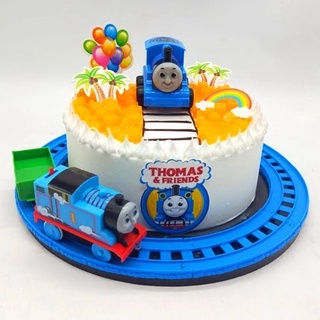 Bộ mô hình tàu lửa Thomas trang trí bánh kem