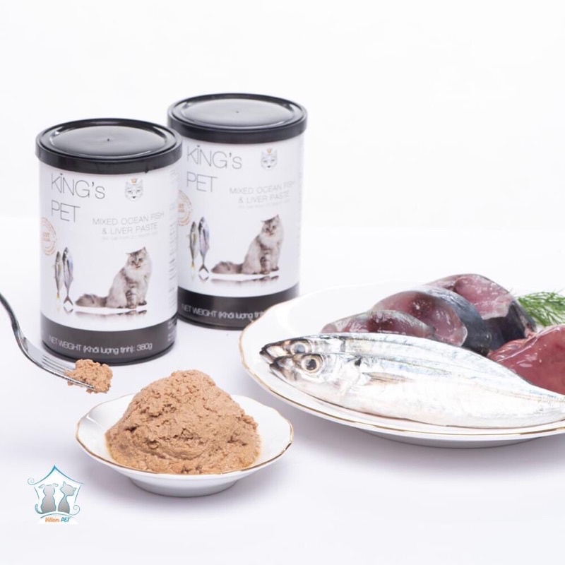 CHÍNH HÃNG] PATE KING'S PET CHO CHÓ MÈO - LON 380G