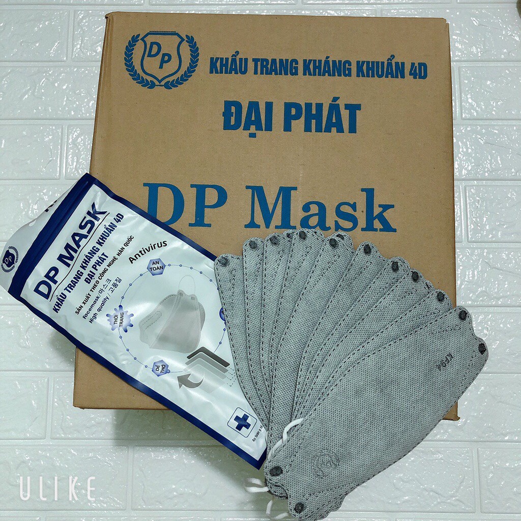 Thùng 300 chiếc khẩu trang kháng khuẩn 4D Đại Phát Mask