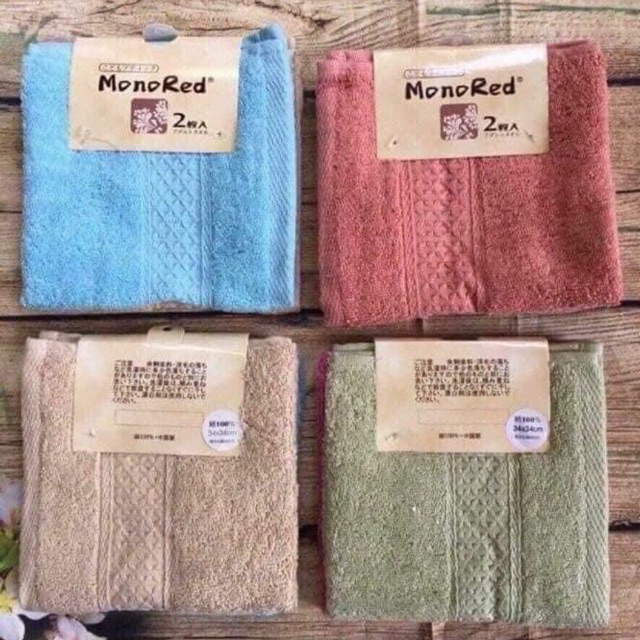 Khăn mặt Nhật cotton 100%