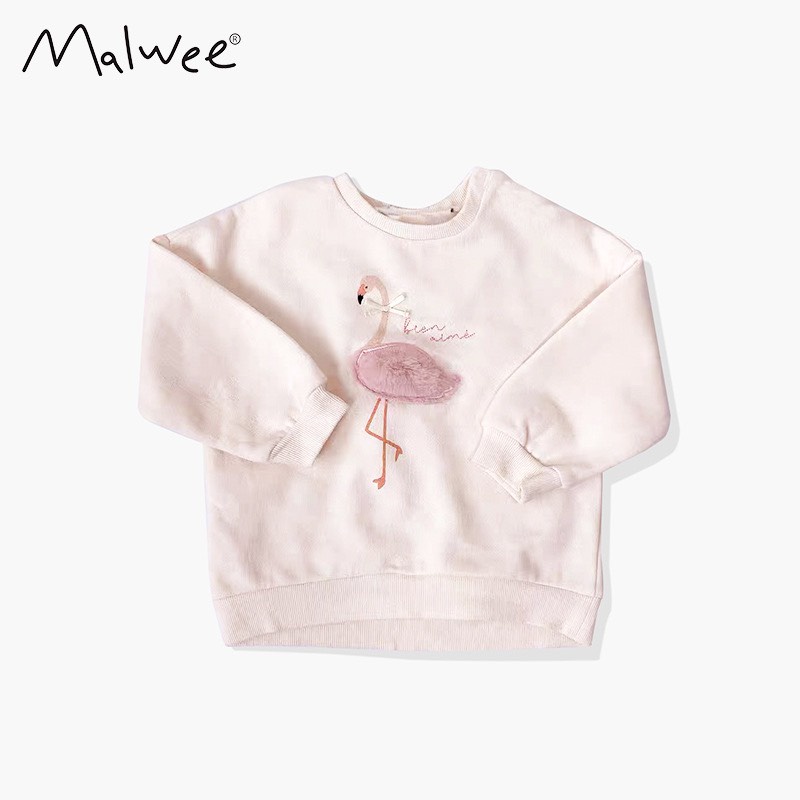 Áo Nỉ Da Cá Hồng Thiên Nga MW76115 cho Bé Gái 2-7 Tuổi Mẫu Mới 2022 - Jumping Beans Official Store