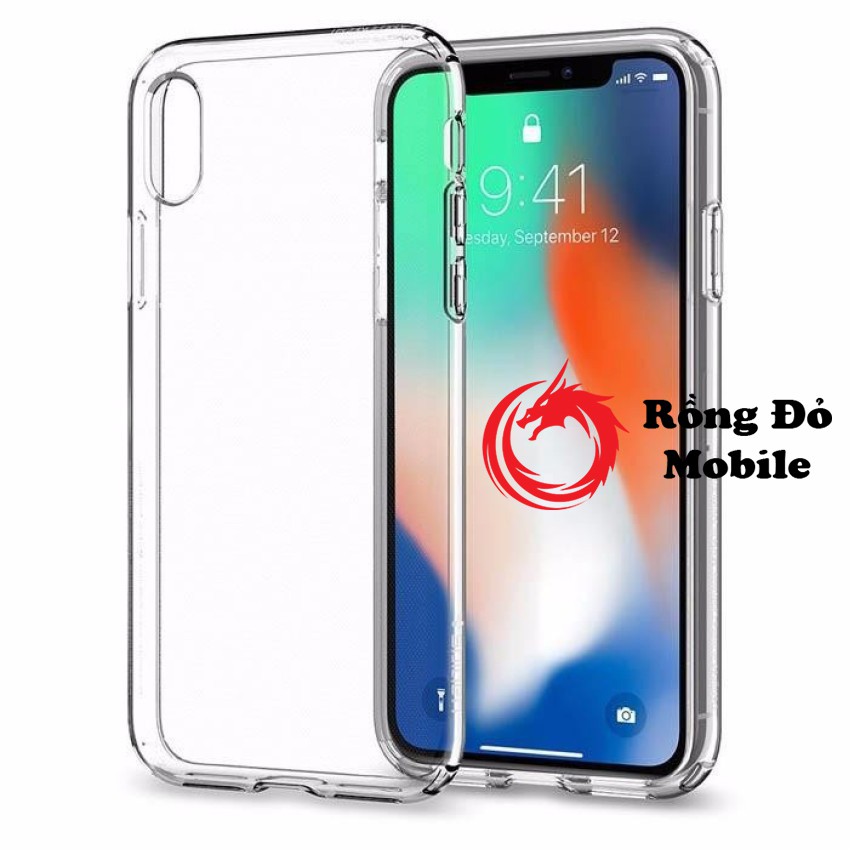 Ốp điện thoại dẻo trong silicon 6/7/8/7+/8+/X/XS/XR/XS Max/11/11 Pro Max/12/12/13 Pro Max không ố vàng - Rồng Đỏ Mobile