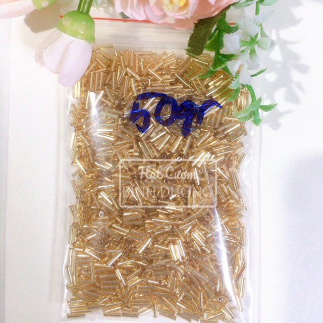 1500-2000 HẠT ỐNG BẠC 3mm 7mm TRANG TRÍ