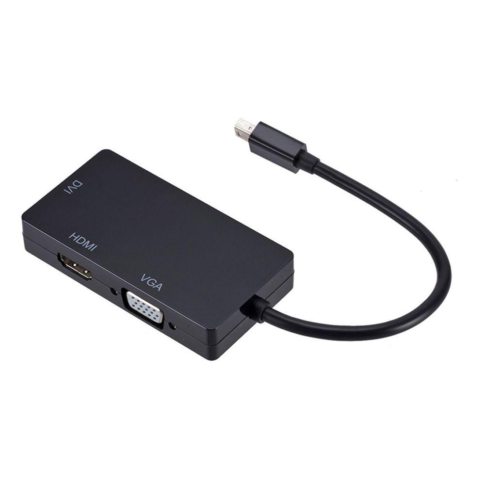 Cáp Chuyển Đổi DP Sang DVI VGA HDMI 3 Trong 1 Mini DP Chuyên Dụng Cho Máy Tính