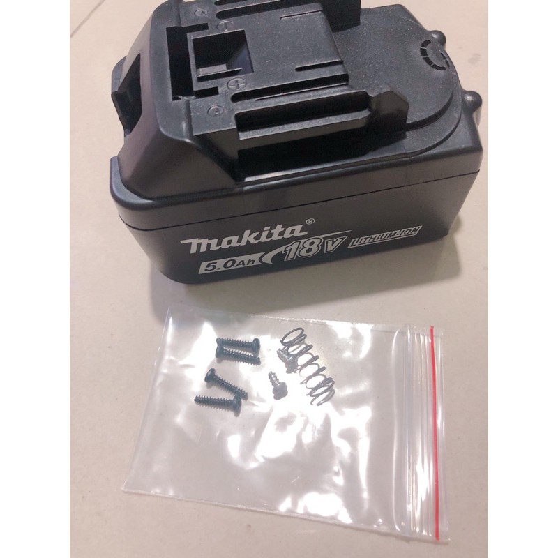 Vỏ pin in makita 18v 5.0ah 2hàng adapter