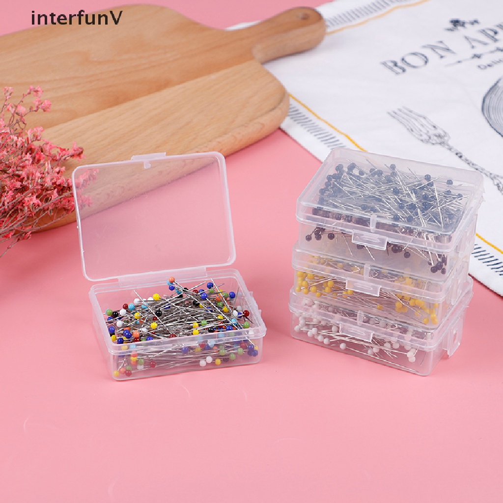 Set 250 Kim Băng Đầu Ngọc Trai Dùng Trong May Vá