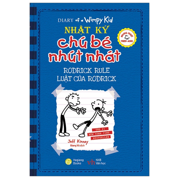 Sách - Song Ngữ Việt - Anh - Diary Of A Wimpy Kid - Nhật Ký Chú Bé Nhút Nhát: Luật Của Rodrick - Rodrick Rules