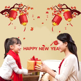 Decal trang trí Tết Lồng Đèn