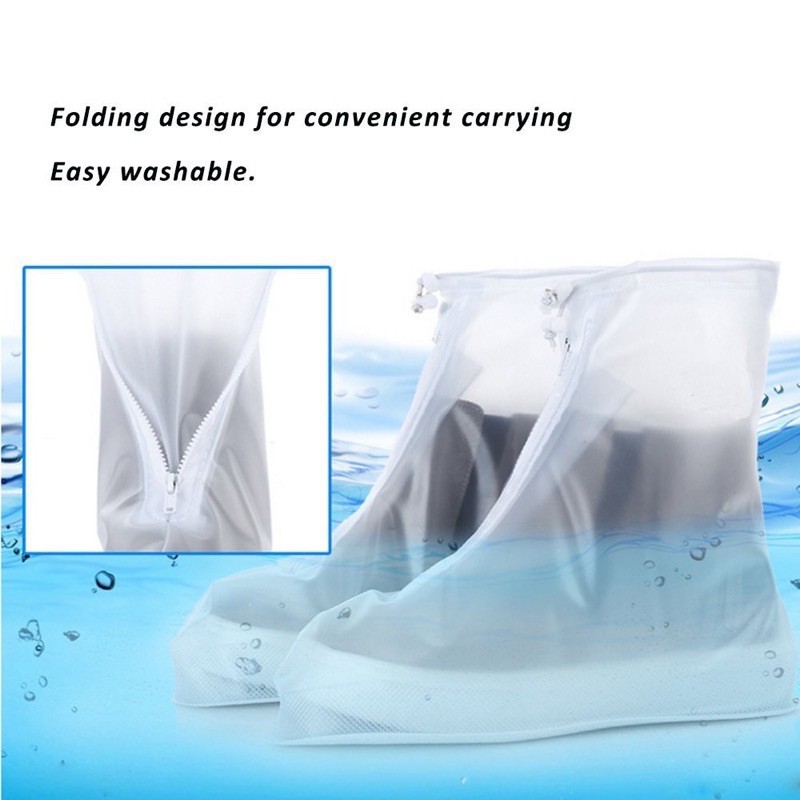 Ủng bọc giày chống nước đi mưa không bị ướt trơn trượt B006