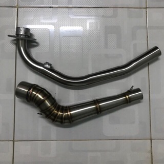 Cổ 2 khúc inox 304 đủ dòng xe có bán lẻ khúc cong