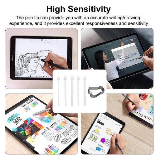 Ngòi bút cảm ứng cho Samsung Galaxy Tab S6 T860 T865/S6 Lite 10.4 SM-P610 SM-P615 P610 S7 T870 T875/S7 Plus T970/S8/S8 PLUS/S8 ULTRA