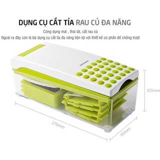 🍓🍓BỘ DỤNG CỤ CẮT GỌT RAU CỦ QUẢ ĐA NĂNG LOCK&LOCK-CKS105 (429)