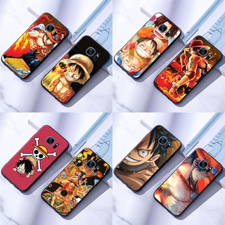 Ốp Điện Thoại MềmSamsung Galaxy S7 Edge S8 S9 Plus One Piece Luffy, Ace, Sabo