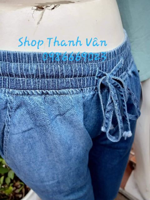 Quần bò giấy dáng lửng đẹp( kèm ảnh Shop chụp)