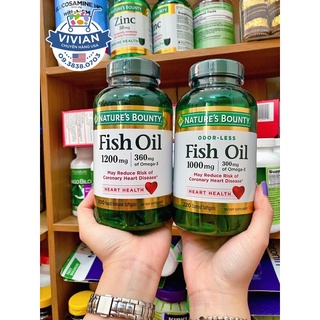 Dầu cá Nature's Bounty 200 viên