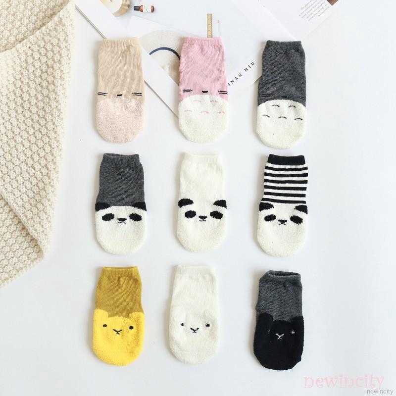 Set 3 Đôi Tất Cotton Giữ Ấm Cho Bé
