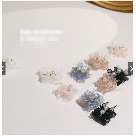 charm nơ nhún trang trí nail