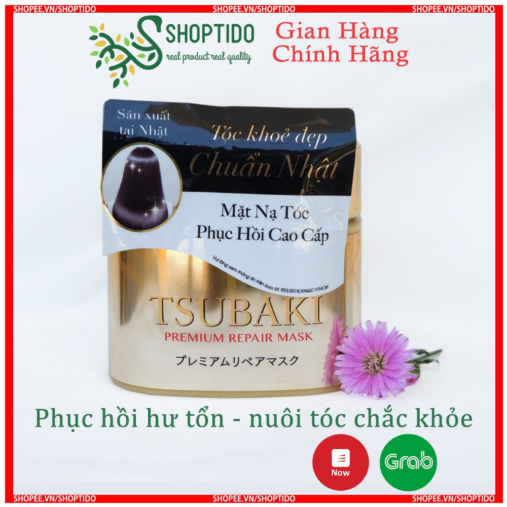 Mặt Nạ Tóc Cao Cấp Phục Hồi Hư Tổn TSUBAKI PREMIUM REPAIR MASK (180g) hàng chính hãng Shoptido phân phối