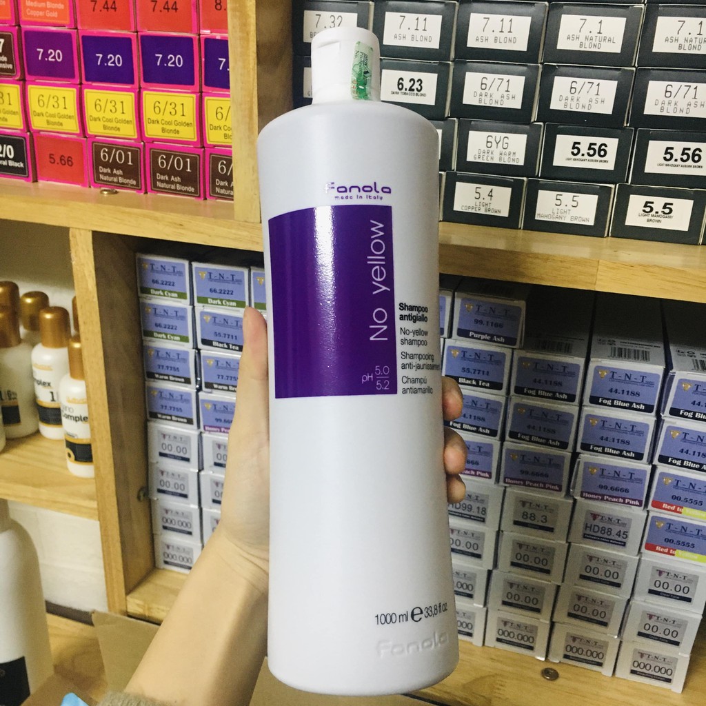 Dầu gội tím khử vàng Fanola - lọ 100ml