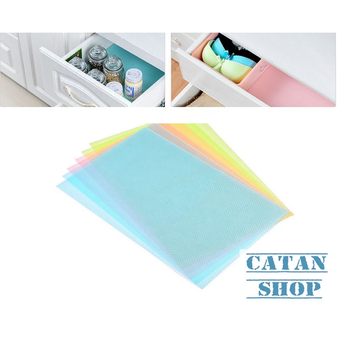 Combo 4 Miếng lót đa năng làm sạch tủ lạnh, ngăn tủ, bàn ăn GD83-4MLTL