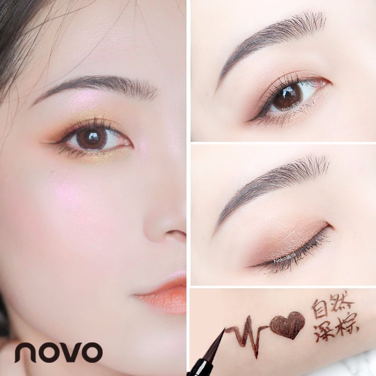 Bút Kẻ Mắt Dạng Lỏng Chống Nước Chống Mồ Hôi Không Lem Màu Sắc Đa Dạng Cho Người Mới Bắt Đầu
