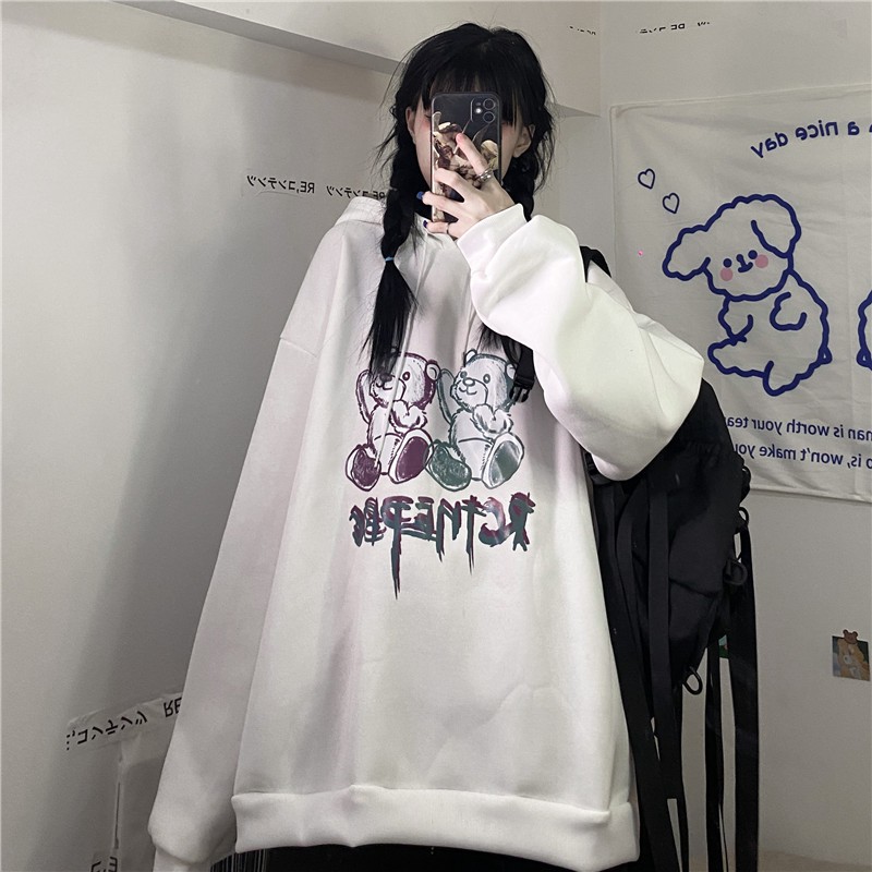 Áo Hoodie 2 CHÚ GẤU KOREAN Unisex