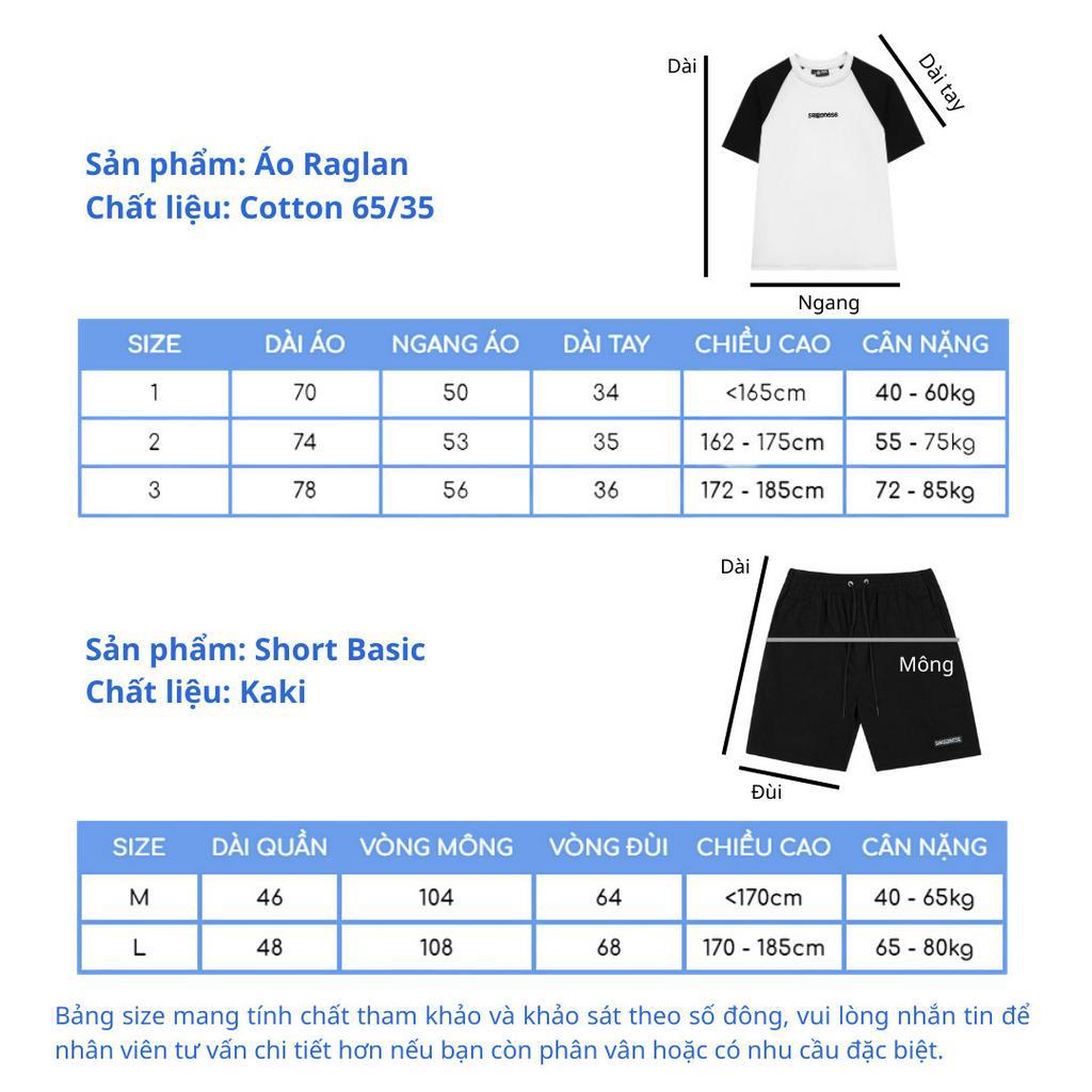 Quần Short Kaki SAIGOENSE Local Brand Form Unisex Nam Nữ / Xanh Lá