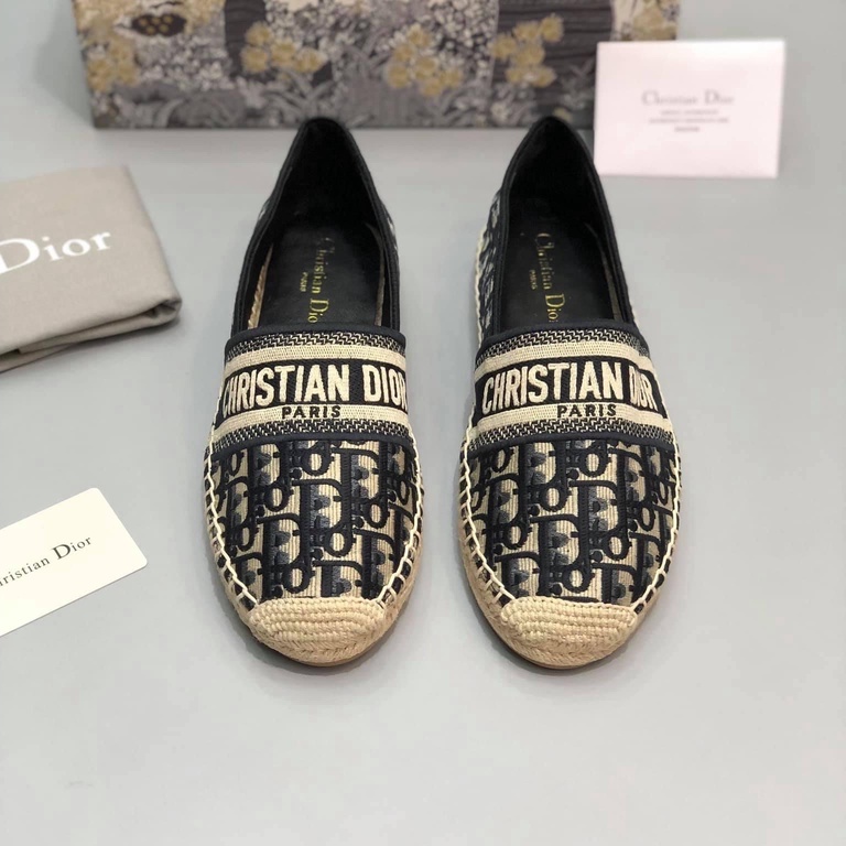 Giày Slipon Dior cói họa tiết fullbox