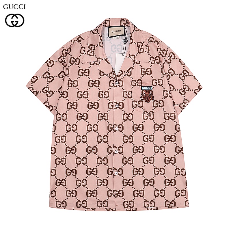 Áo Thun cotton Ngắn Tay In Họa Tiết Gucci Thời Trang Cho Nam Nữ