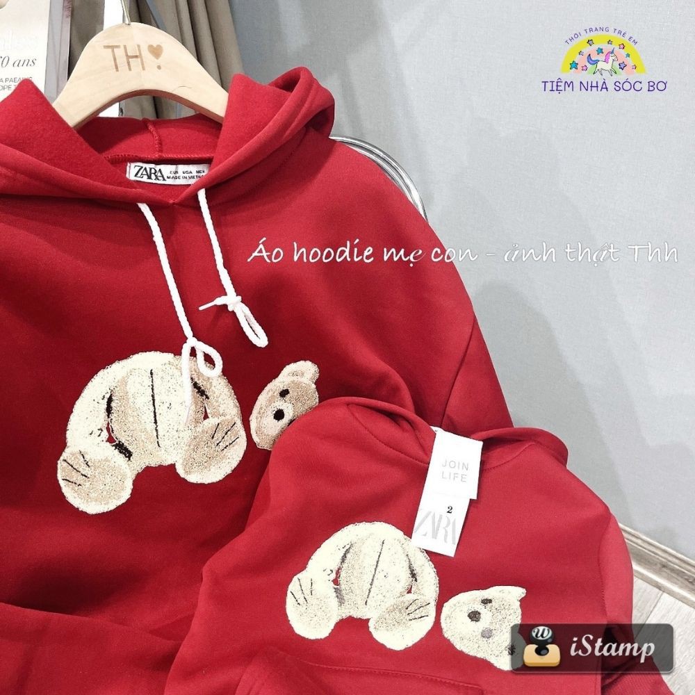 Áo nỉ cho bé và mẹ cùng cả gia đình